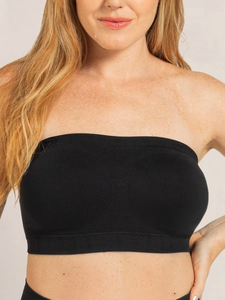 Reggiseno fascia donna seamless senza spalline