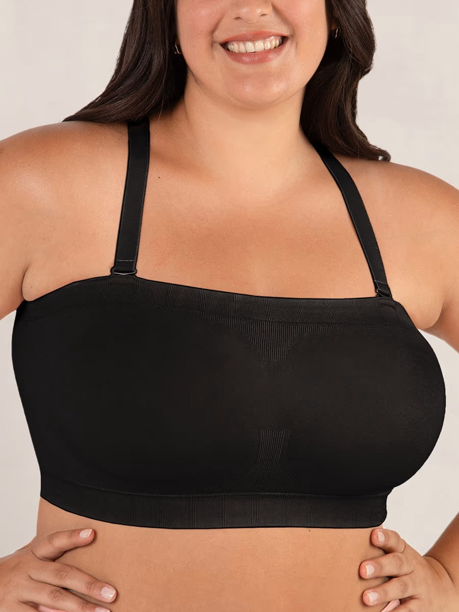 Reggiseno fascia donna seamless senza spalline