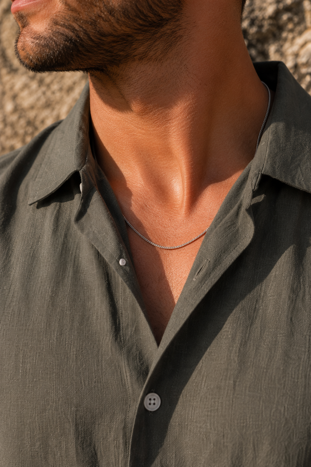 Camicia Estiva Aurelio — Verde Oliva