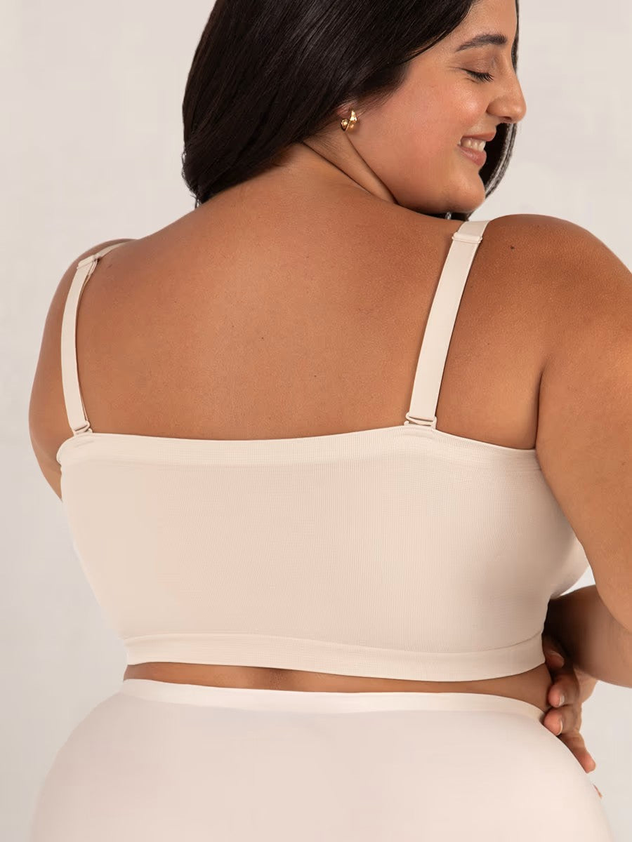 Reggiseno fascia donna seamless senza spalline