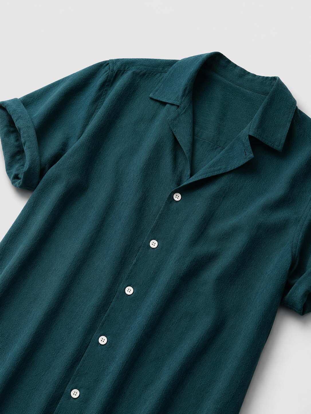 Camicia Estiva Marcello — Verde Petrolio