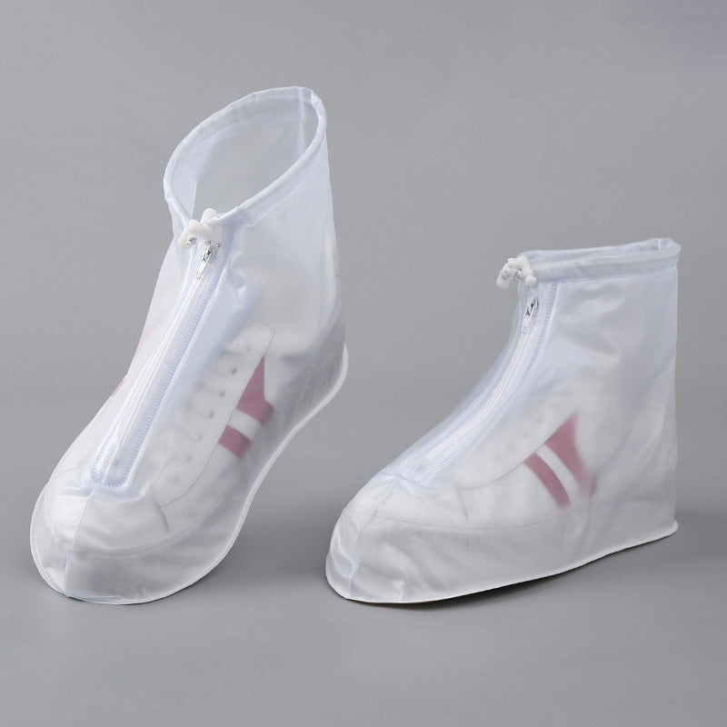Copriscarpe impermeabili con zip frontale e coulisse regolabile