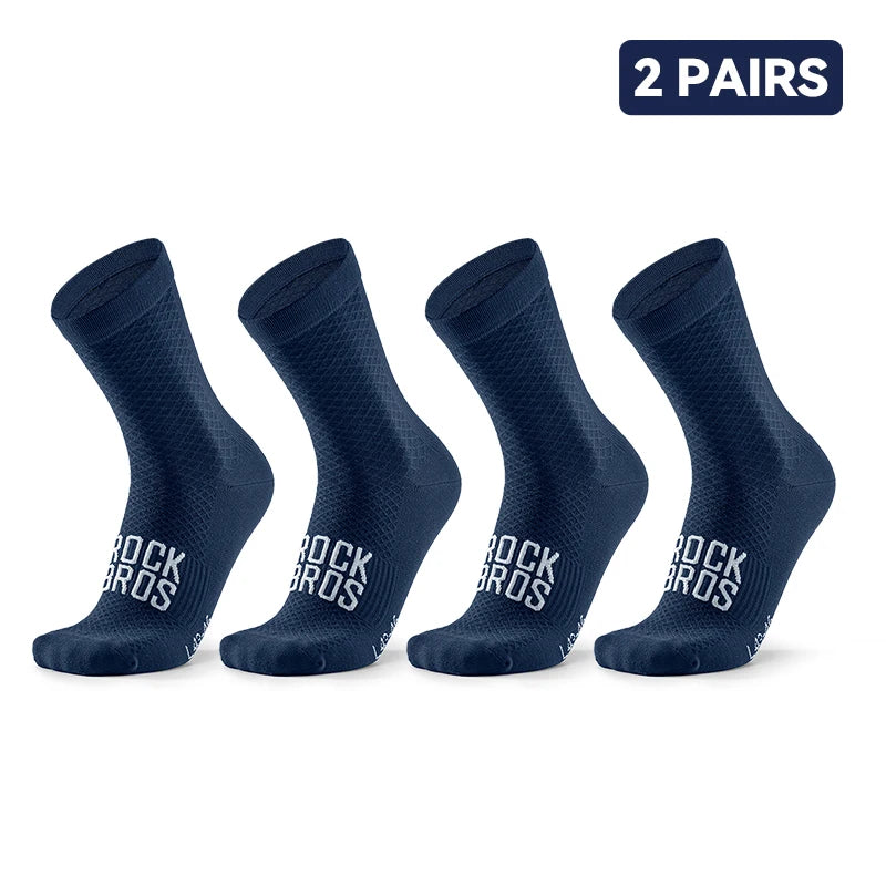 Calze ciclismo unisex traspiranti set 2 paia