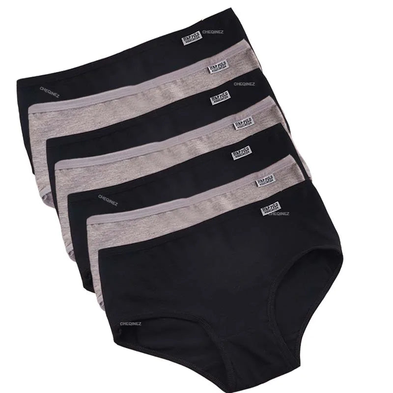Slip donna in cotone elastan set 7 pezzi