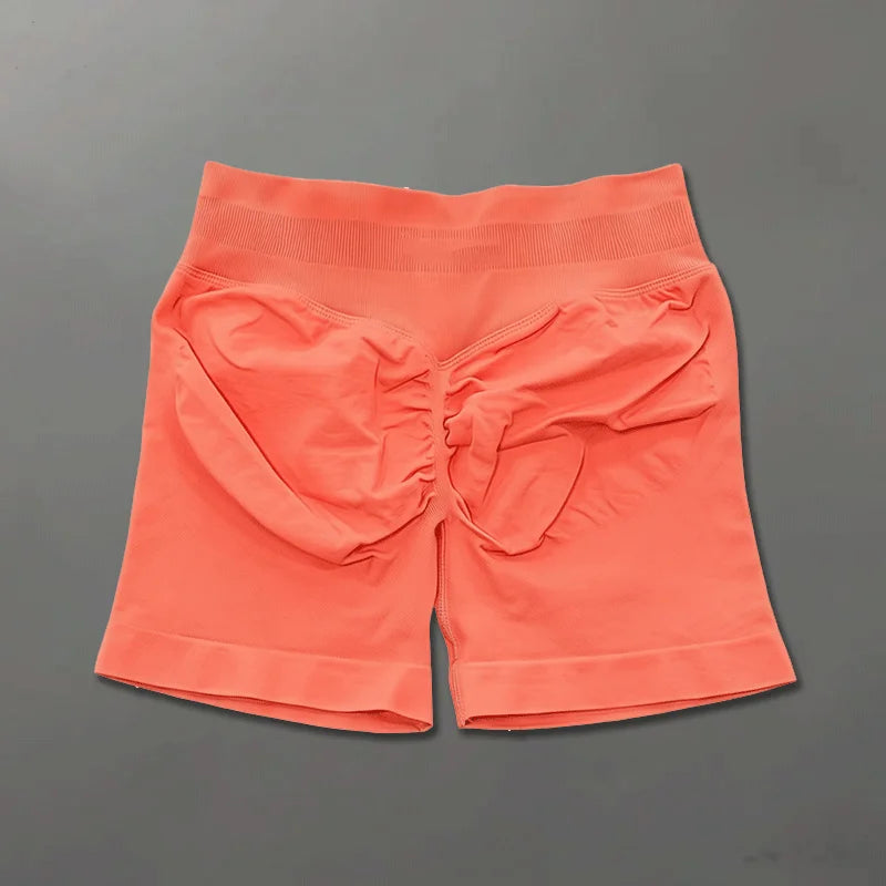 Shorts de sport ajustés | Short de sport pour femmes, 4.5 pouces, pour gymnastique, Yoga, course à pied, exercice, tricot de qualité, respirant, sans couture, vêtements de mise en forme