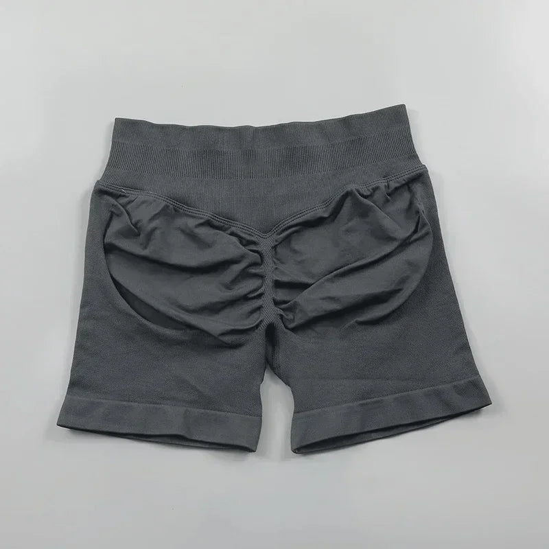 Shorts de sport ajustés | Short de sport pour femmes, 4.5 pouces, pour gymnastique, Yoga, course à pied, exercice, tricot de qualité, respirant, sans couture, vêtements de mise en forme