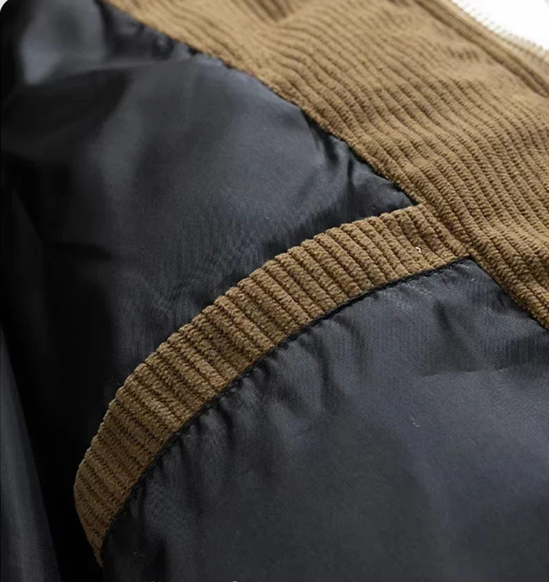 Giacca imbottita uomo con cappuccio e chiusura zip