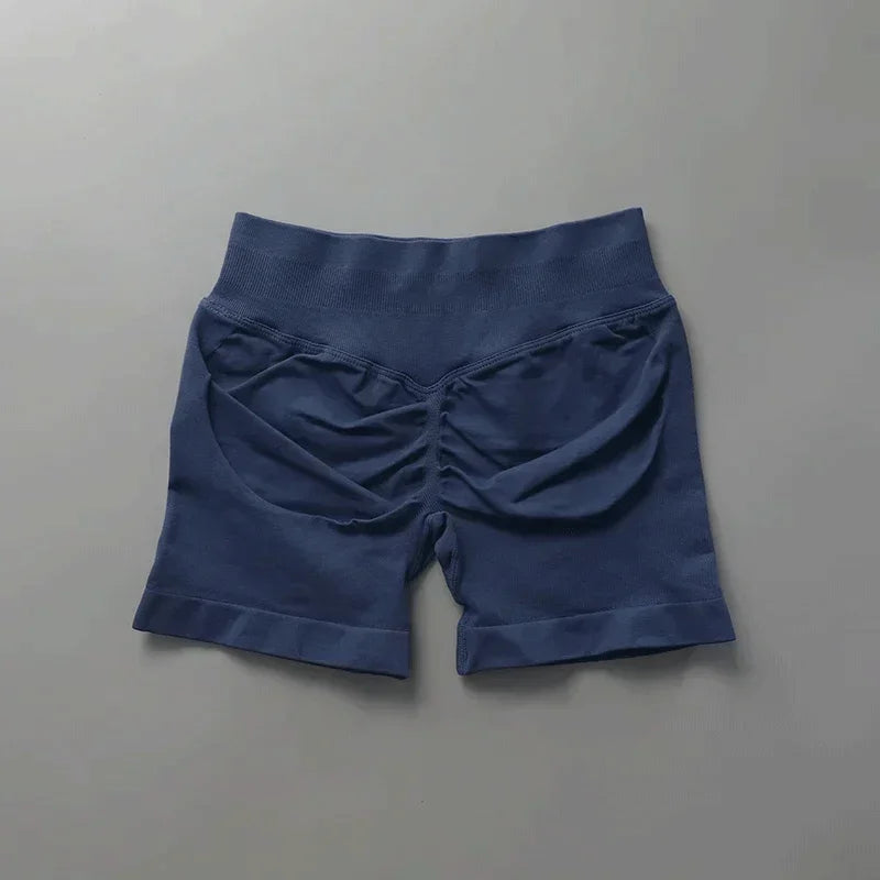Shorts de sport ajustés | Short de sport pour femmes, 4.5 pouces, pour gymnastique, Yoga, course à pied, exercice, tricot de qualité, respirant, sans couture, vêtements de mise en forme