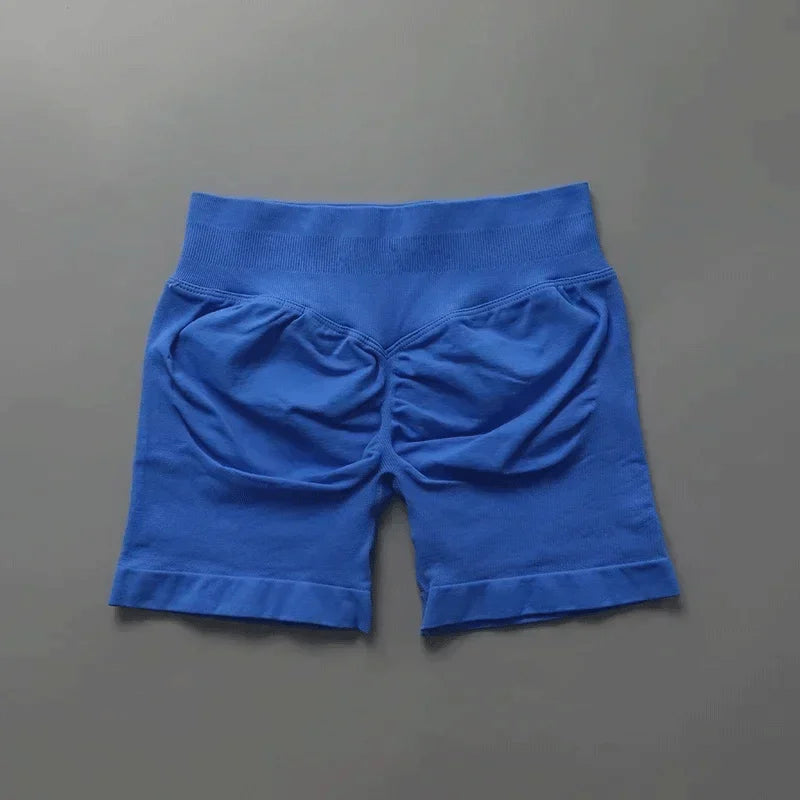 Shorts de sport ajustés | Short de sport pour femmes, 4.5 pouces, pour gymnastique, Yoga, course à pied, exercice, tricot de qualité, respirant, sans couture, vêtements de mise en forme