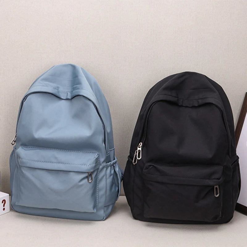 Zaino donna scuola in nylon impermeabile con grande capacità