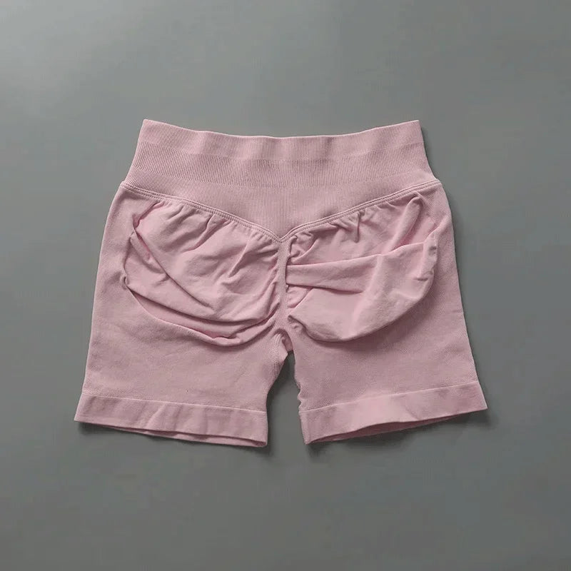 Shorts de sport ajustés | Short de sport pour femmes, 4.5 pouces, pour gymnastique, Yoga, course à pied, exercice, tricot de qualité, respirant, sans couture, vêtements de mise en forme