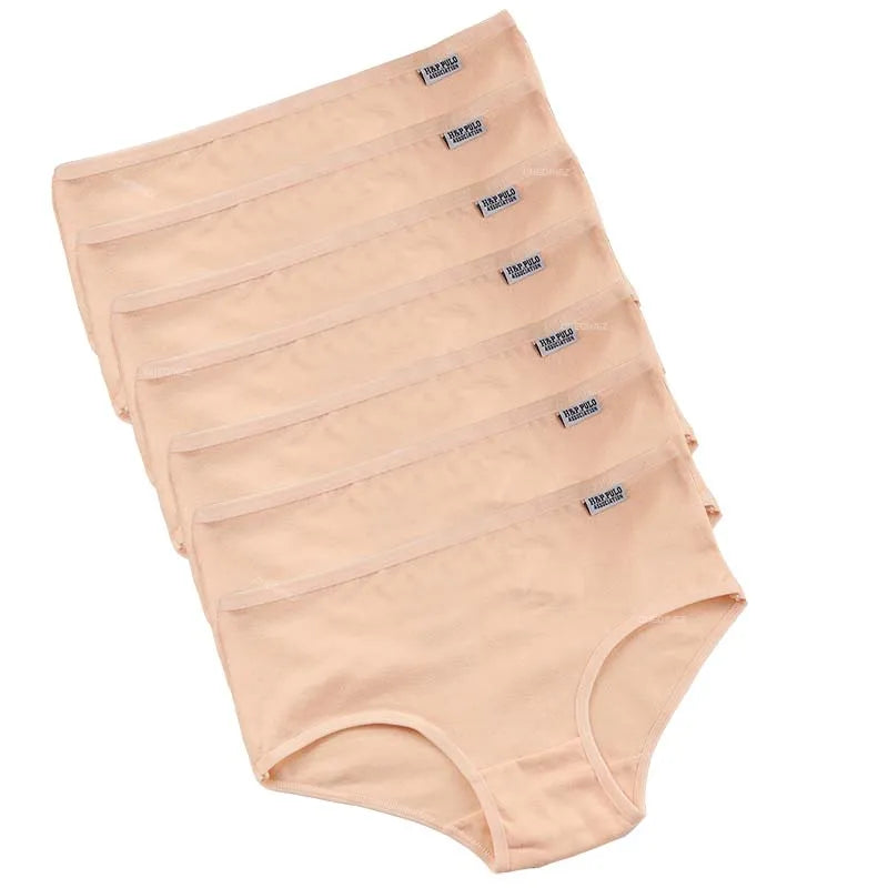Slip donna in cotone elastan set 7 pezzi