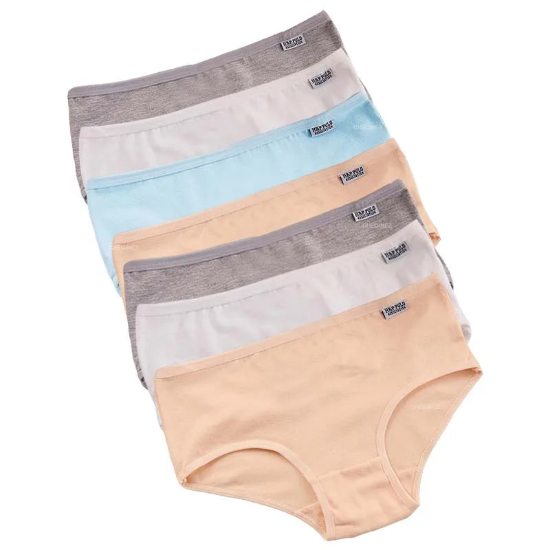 Slip donna in cotone elastan set 7 pezzi