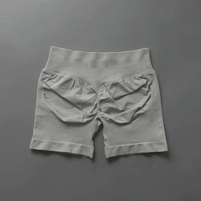 Shorts de sport ajustés | Short de sport pour femmes, 4.5 pouces, pour gymnastique, Yoga, course à pied, exercice, tricot de qualité, respirant, sans couture, vêtements de mise en forme
