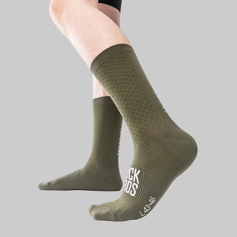 Calze ciclismo unisex traspiranti set 2 paia