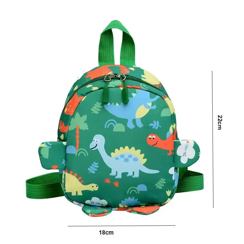 Zainetto bambini dinosauro in nylon per asilo