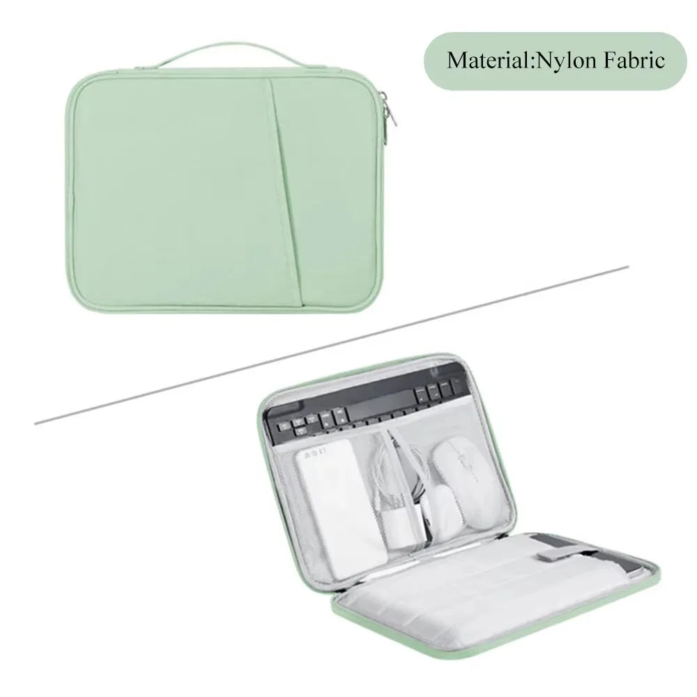 Custodia tablet 11-13 pollici in nylon con organizer interno