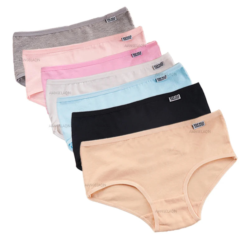 Slip donna in cotone elastan set 7 pezzi