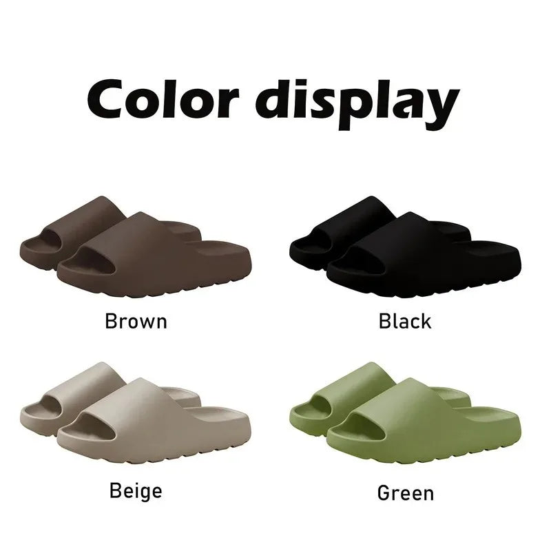 Sandali slide unisex in EVA con suola platform