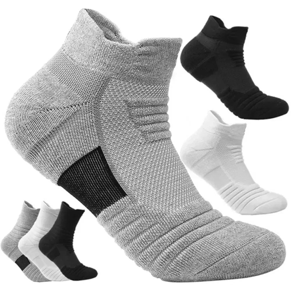 Calze sportive uomo antiscivolo in cotone per calcio