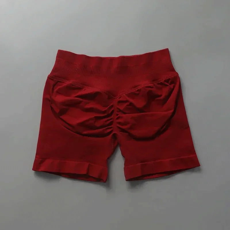 Shorts de sport ajustés | Short de sport pour femmes, 4.5 pouces, pour gymnastique, Yoga, course à pied, exercice, tricot de qualité, respirant, sans couture, vêtements de mise en forme