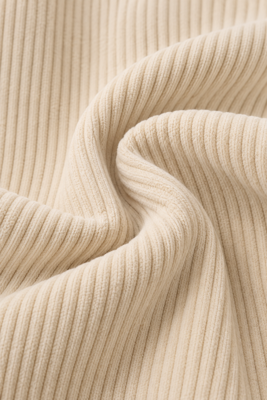 Giacca donna oversize in velluto a coste con cappuccio