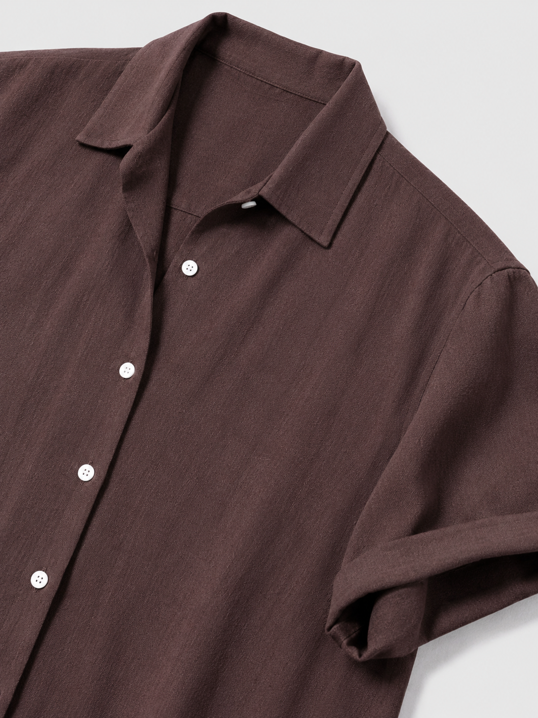 Camicia Estiva Matteo — Marrone Moka
