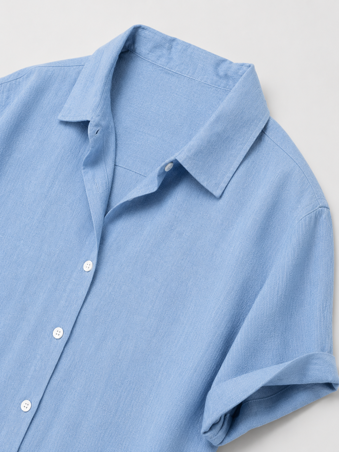 Camicia Estiva Adriano — Azzurro Cielo