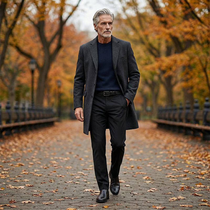 Pantaloni uomo slim elasticizzati con tasche per ufficio
