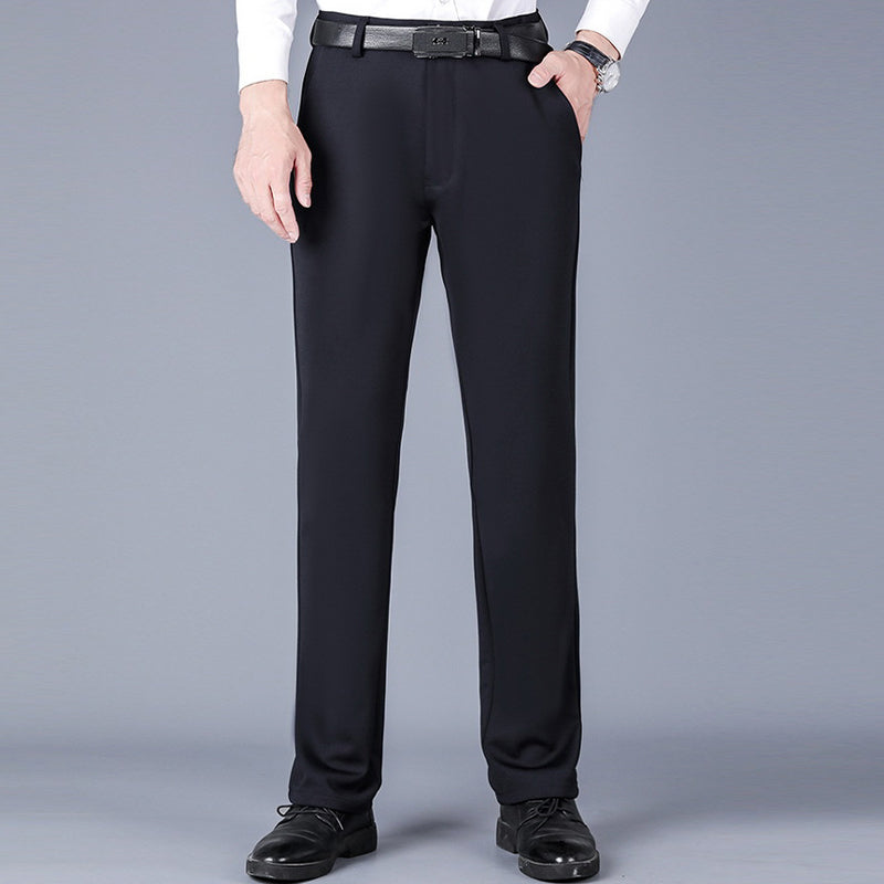 Pantaloni uomo slim elasticizzati con tasche per ufficio