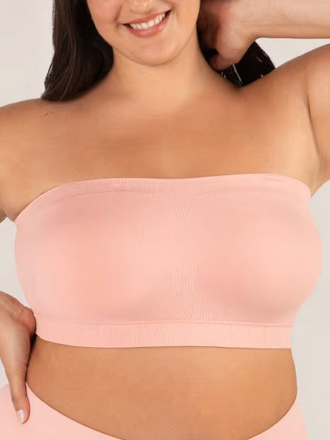 Reggiseno fascia donna seamless senza spalline
