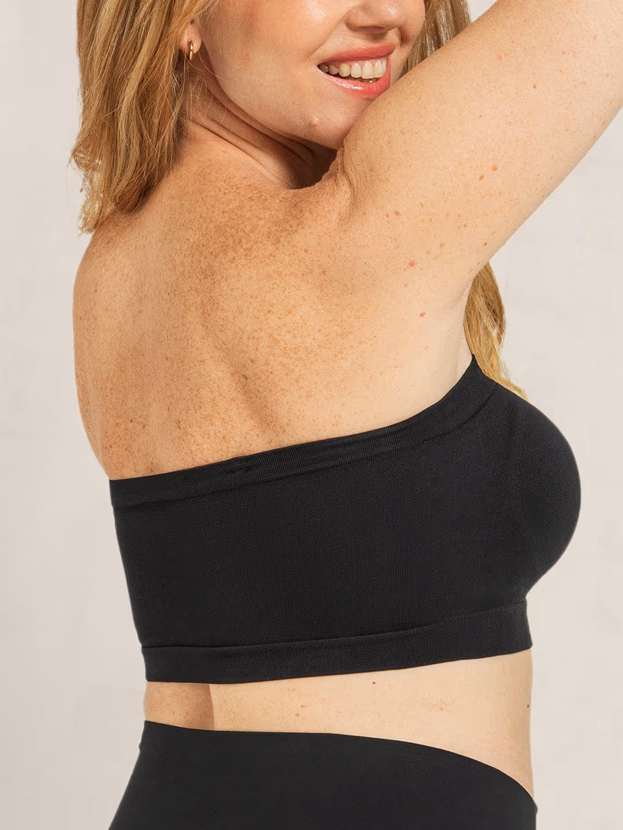 Reggiseno fascia donna seamless senza spalline