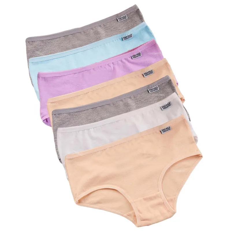 Slip donna in cotone elastan set 7 pezzi