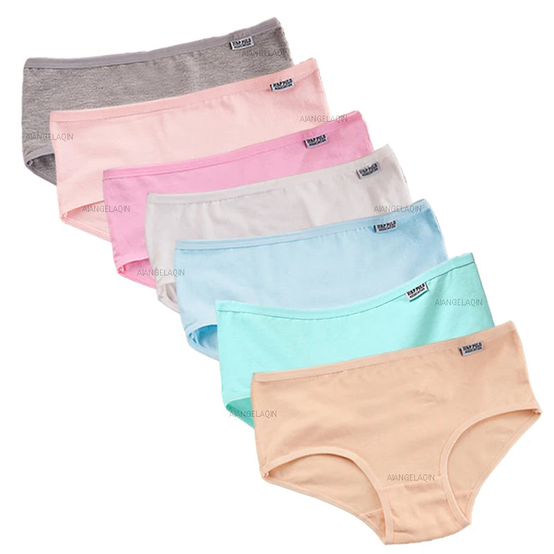 Slip donna in cotone elastan set 7 pezzi