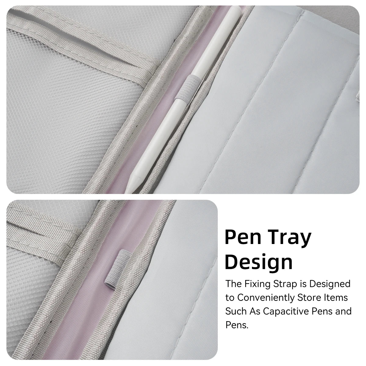 Custodia tablet 11-13 pollici in nylon con organizer interno
