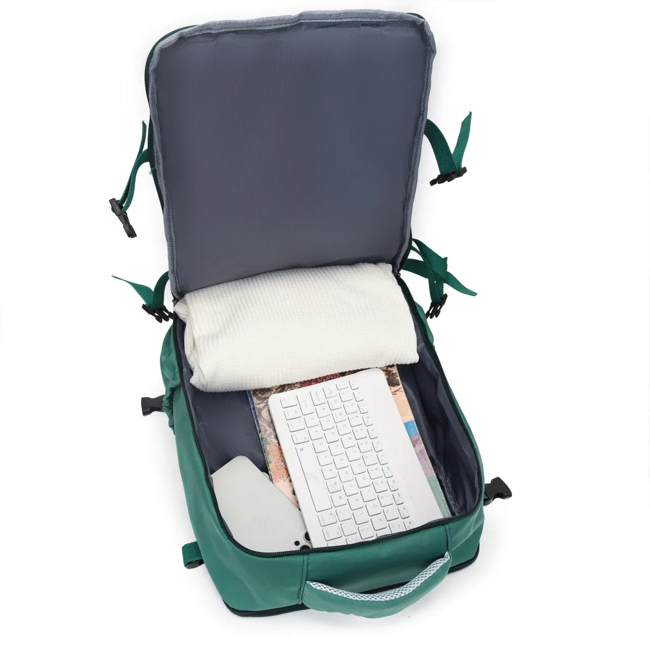 Zaino scuola unisex leggero in nylon, cartella, borsa scuola, zaino da viaggio capiente