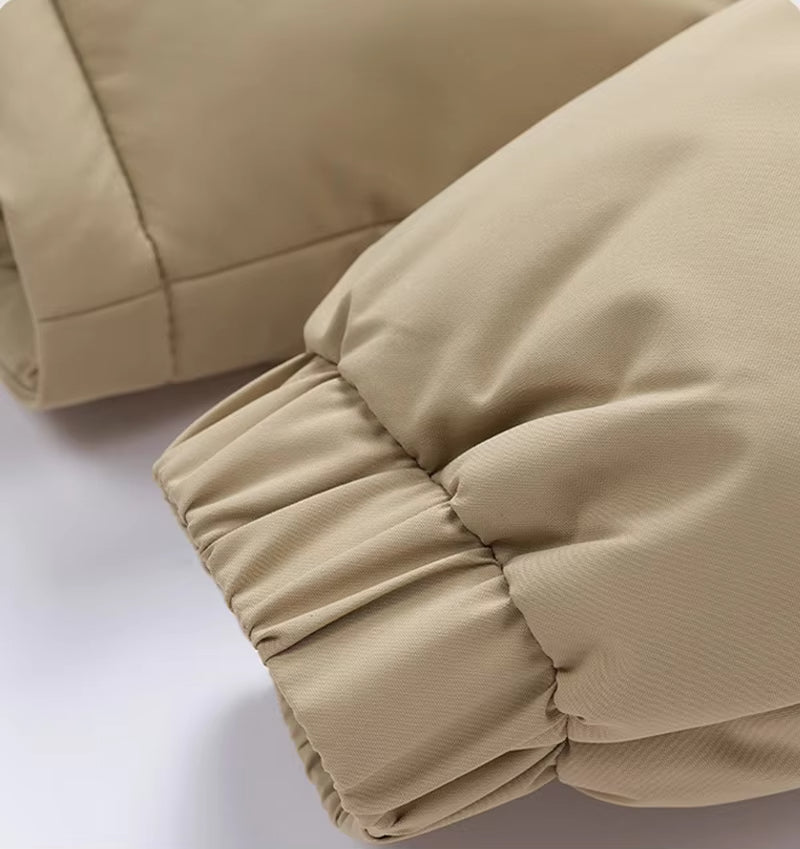 Giacca imbottita uomo con cappuccio e chiusura zip