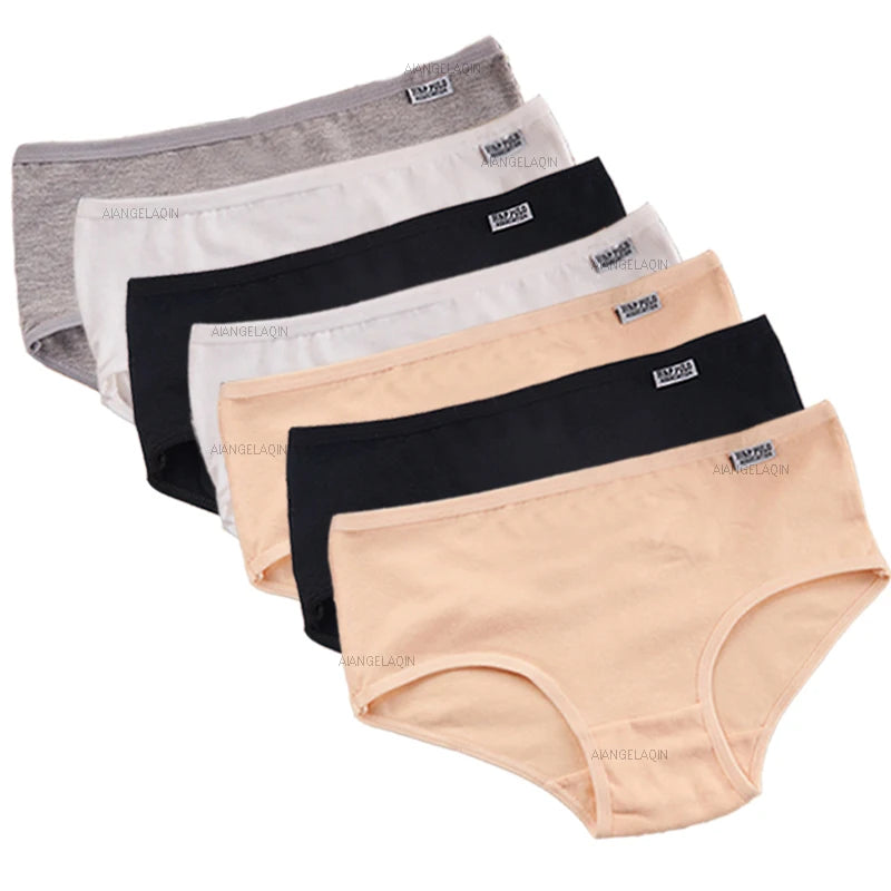 Slip donna in cotone elastan set 7 pezzi