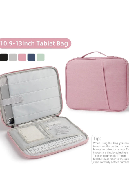 Custodia tablet 11-13 pollici in nylon con organizer interno