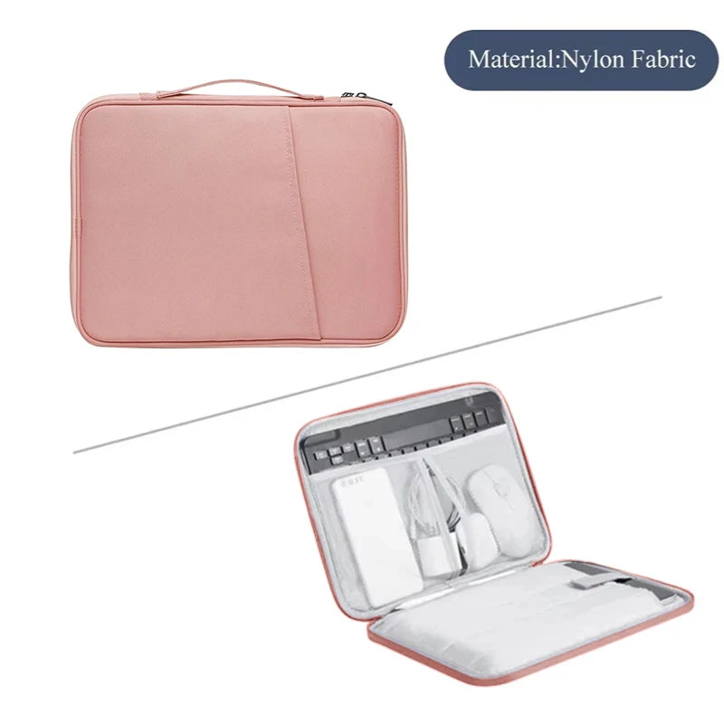 Custodia tablet 11-13 pollici in nylon con organizer interno