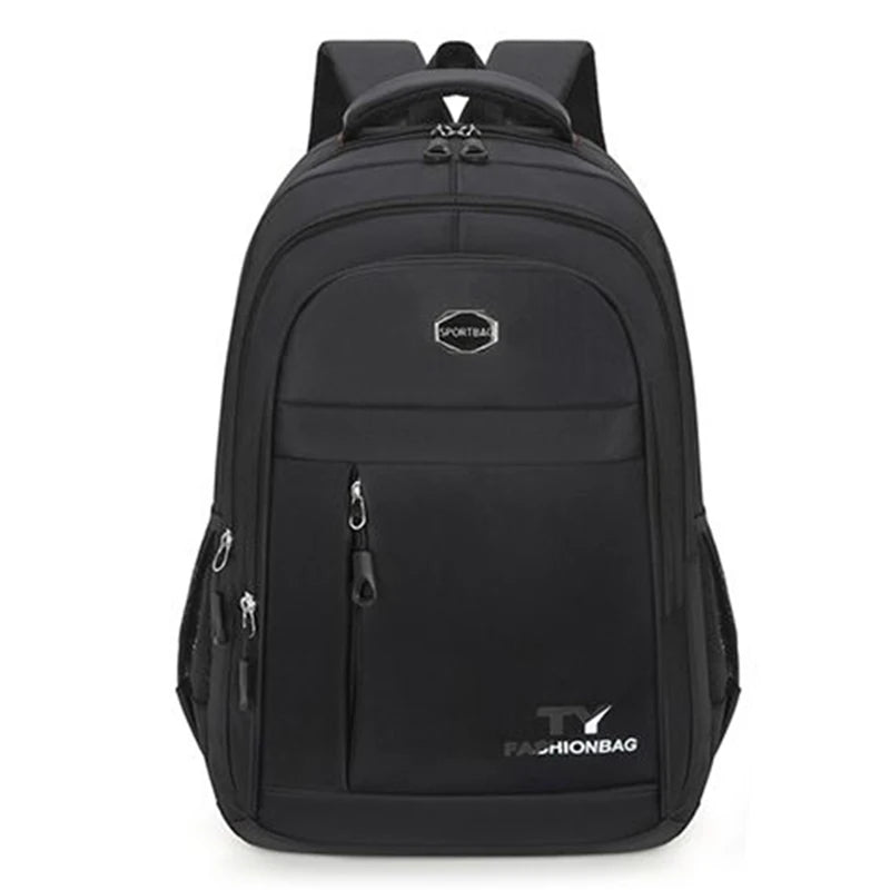 Zaino scuola unisex in nylon ad alta capacità, cartella, borsa scuola, zaino da viaggio capiente