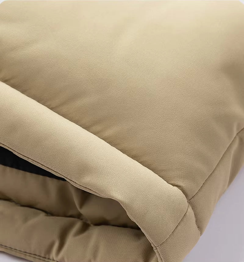 Giacca imbottita uomo con cappuccio e chiusura zip