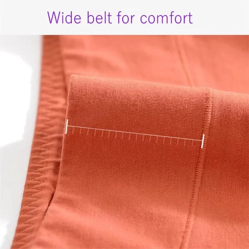 Slip mestruali donna a vita alta in cotone anti-perdita