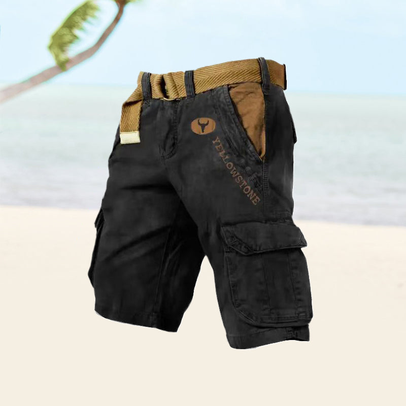 Shorts cargo uomo estivi con tasche multiple