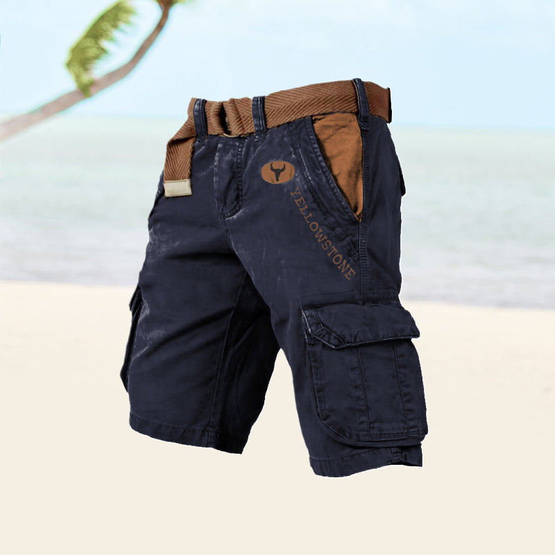 Shorts cargo uomo estivi con tasche multiple