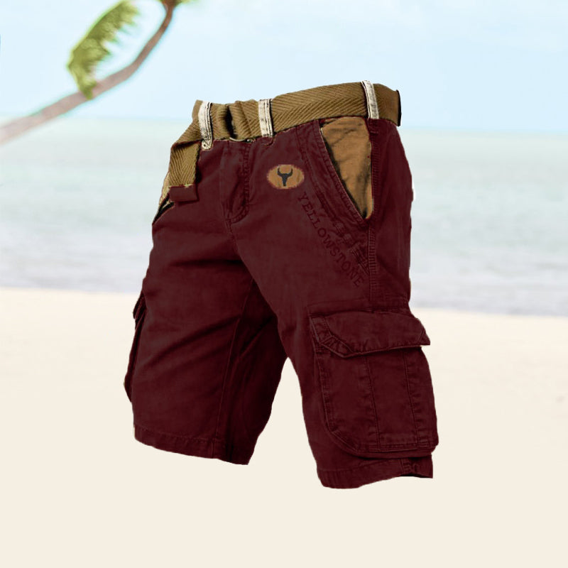 Shorts cargo uomo estivi con tasche multiple