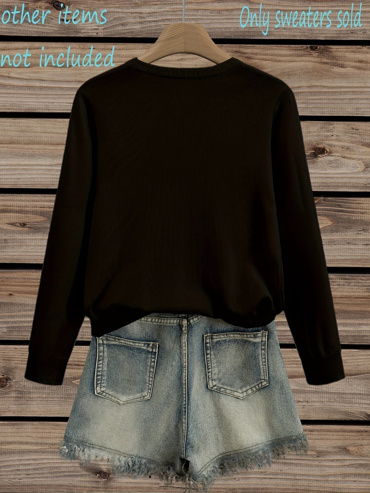 Maglione donna floreale in maglia morbida con collo rotondo