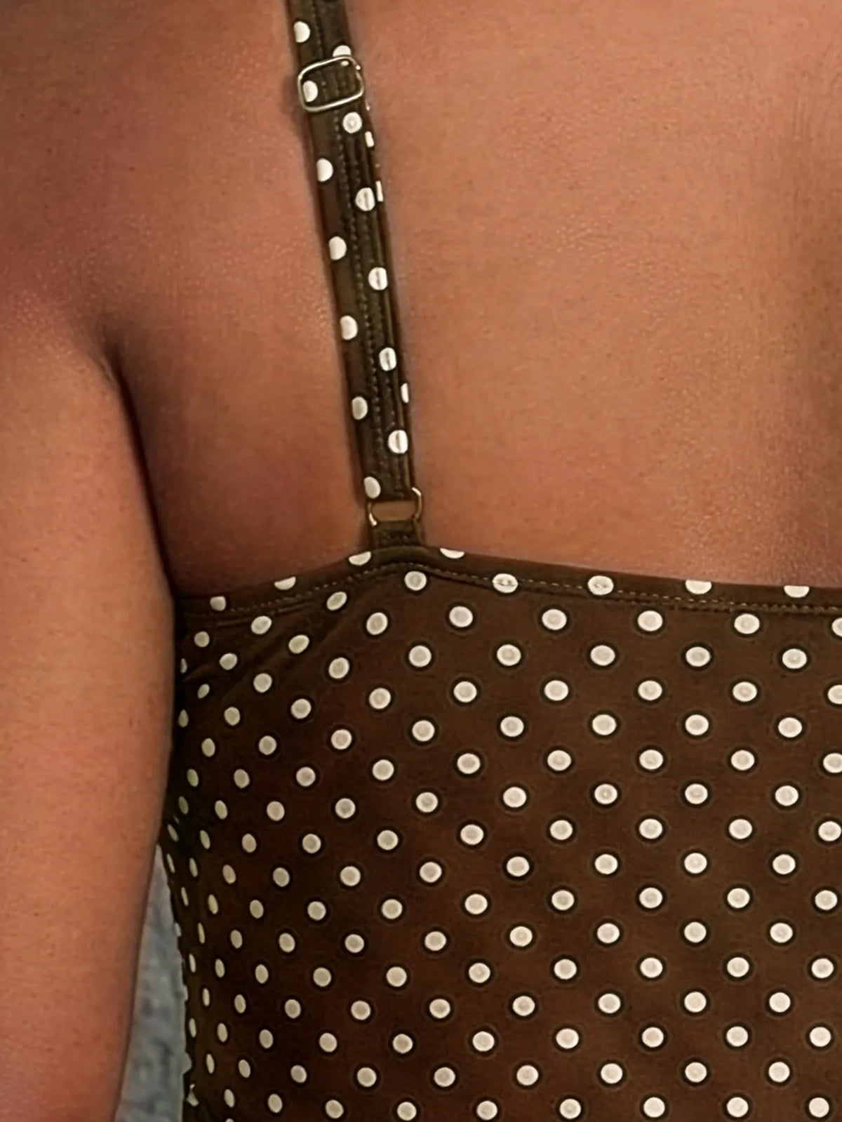 Costume da bagno intero donna con stampa palme e inserti in rete