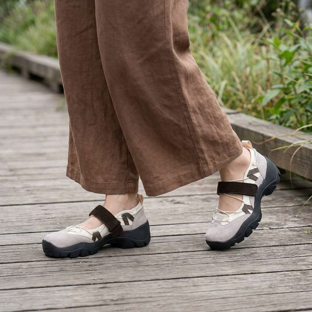 Mocassini donna comfort con cinturino regolabile