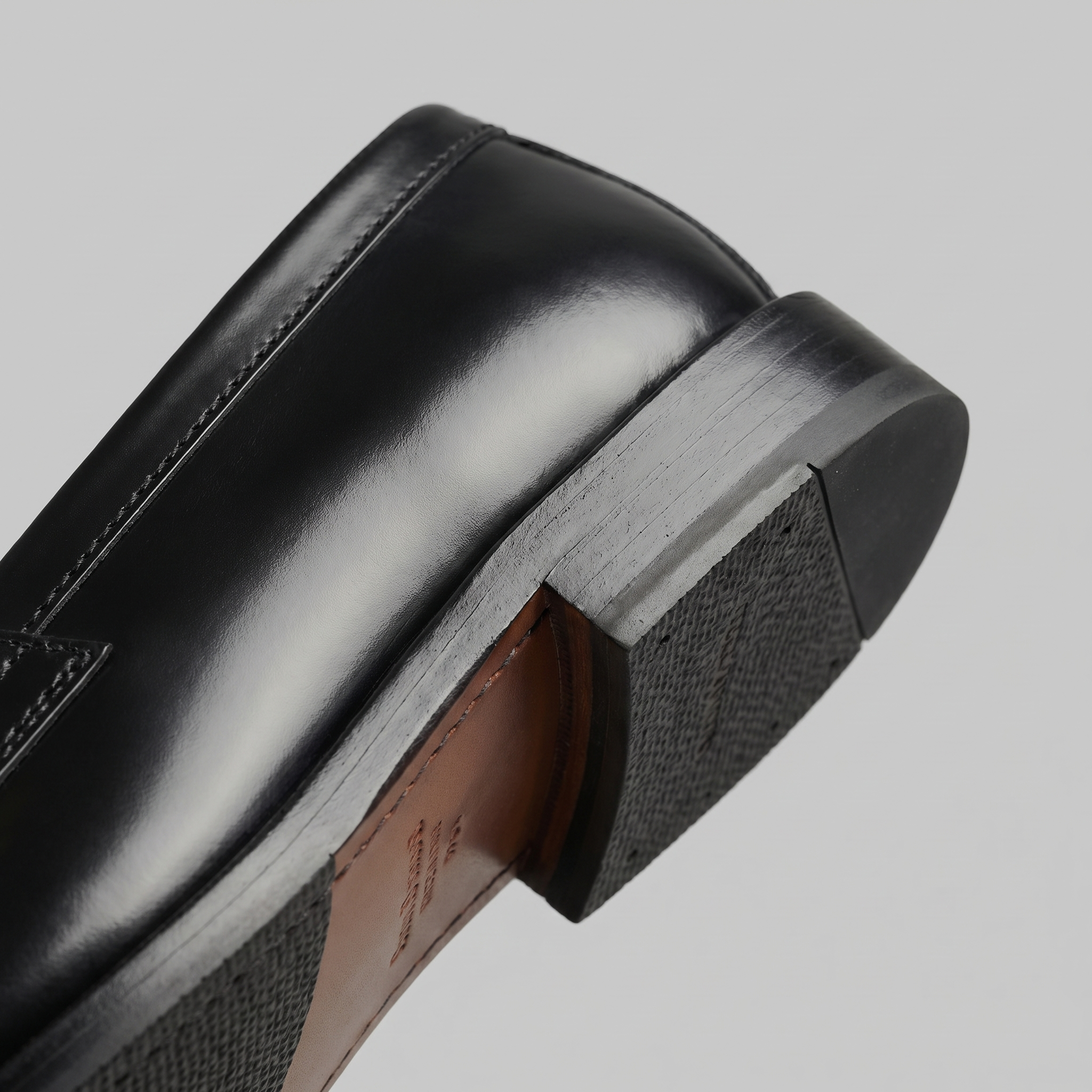 Mocassini penny uomo in pelle slip-on elegante